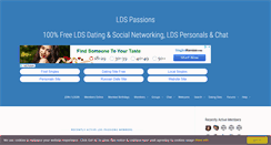 Desktop Screenshot of ldspassions.com